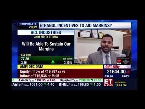 CMD of Gulshan Polyols Ltd., live interview with ET Now- January 08, 2024.